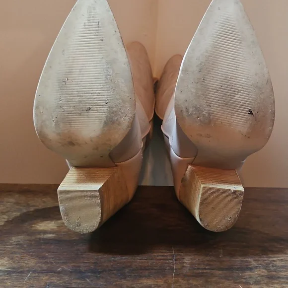 Steve Madden Baby Pink Heeled Cowboy Boots - Picture 6 of 12